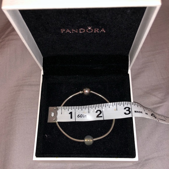 Pandora Bracelet With Grey Charm - Picture 4 of 4
